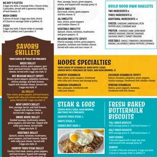 menu, sandwiches