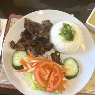 32. Charbroiled Pork Broken Rice