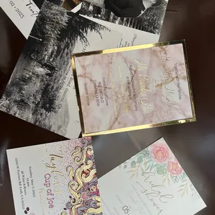 Invitations and announcements.
Award Winning Custom Design