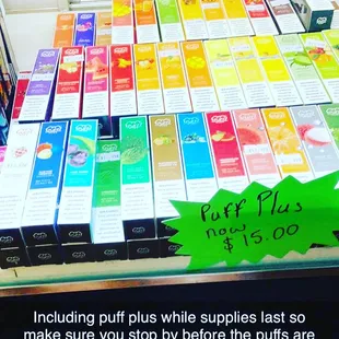 New disposable nicotine products