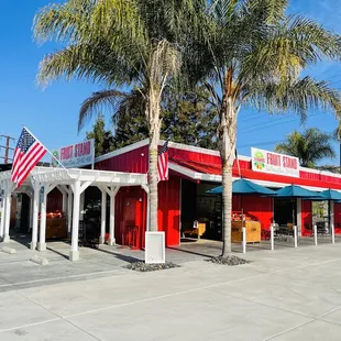 the outside of the store