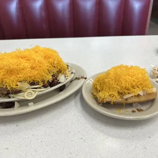 5 way chili and Cheese Coney