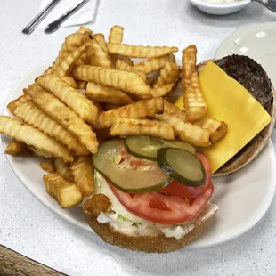 Cheeseburger Platter (Cole slaw included)