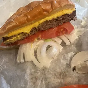 $13 Highlander burger