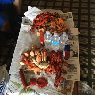 food, oysters and mussels
