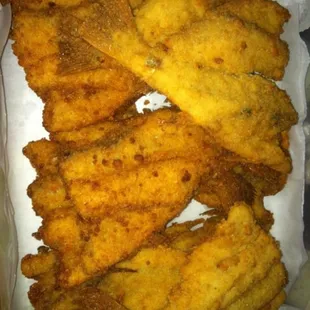 Fresh Hand Breaded Fried Croakers!!! Mmmm