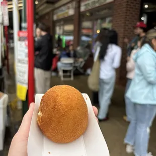 buratta arancini / rice ball