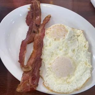Bacon and eggs