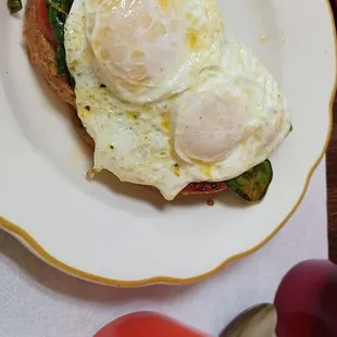 Breakfast Tartine - one of my faves
