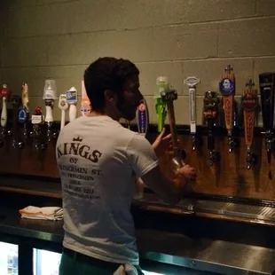 They now have 20 beers on tap!!!  Pretty much the safe but slightly adventurous standards