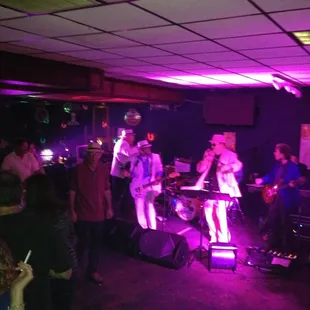 a group of people on stage