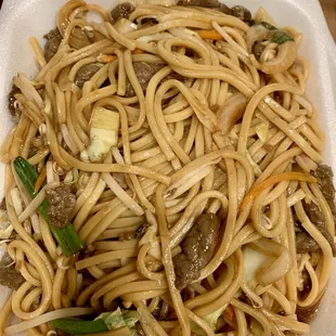 Beef Lo Mein Soft noodle