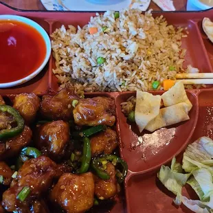 $9.00 Gang Pang lunch special