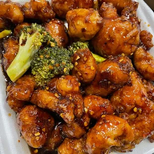 chicken and broccoli