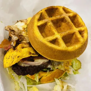 Waffle Burger