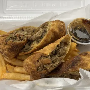 Philly Chicken Eggroll