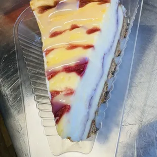 White Chocolate Raspberry Cheesecake