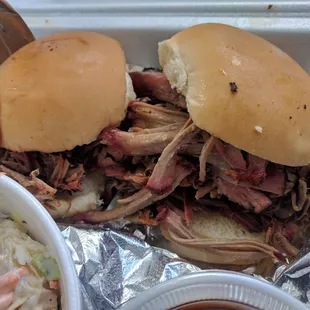 Pulled pork sliders