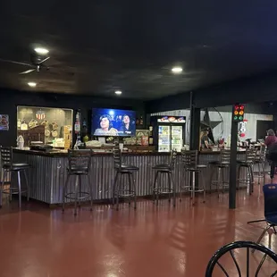 Register, bar and clean kitchen.