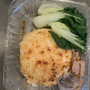 Salted fish and pork clay pot