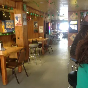 people sitting at tables