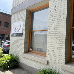 the outside of the building