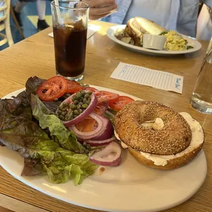 Smoked Salmon Lox Plate