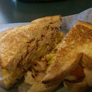 Boars Head Cajun turkey sandwich