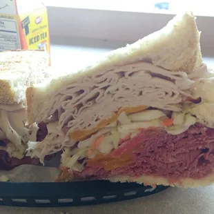 Twisted Rueben! Delicious!!