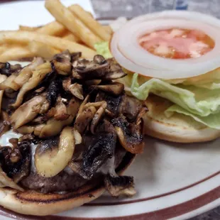 mushroom burger