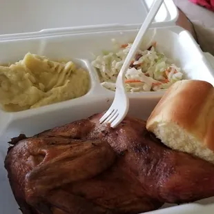 1/2chicken plate... mmmm