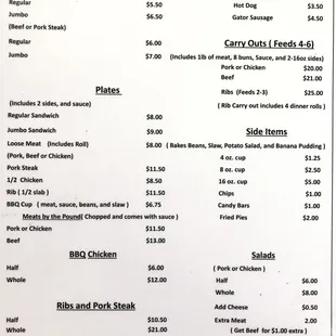 Updated menu (1of 2)
