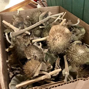 a box of dried fruit