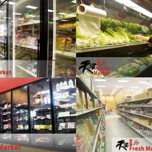 a woman shopping in a grocery store