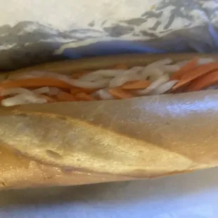 Shredded Chicken Banh Mi