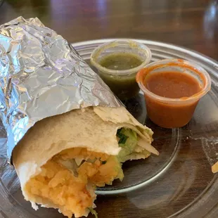 Veggie burrito