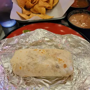 Decided to try the small (carnitas)  burrito this time and it was excellent.