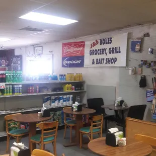 tables and chairs
