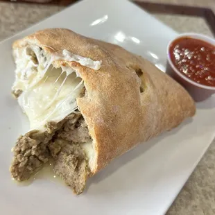 Meatball Calzone