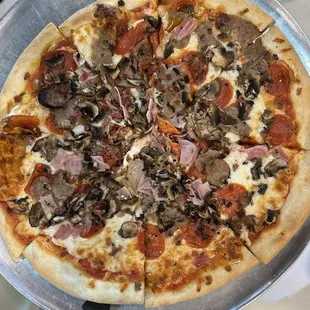 Stuffed Meat Pizza