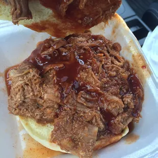 Chopped Pork Sandwich