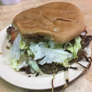 The best large cheese burger in town!