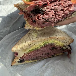 New Yorker!  Pastrami on Rye.