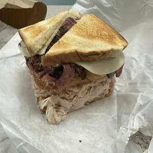 Turkey and Roast Beef Sandwich