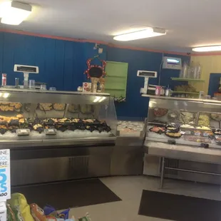 Fresh seafood