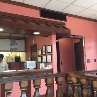 a man behind the counter