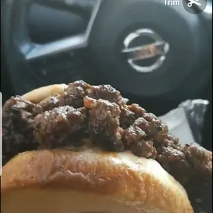 Large Hamburger w/only Ketchup. Too good‼