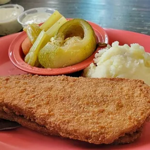 Aye, it's 2 fish fillets and 2 sides