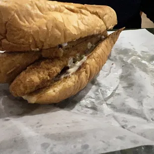 Jumbo Fish Burger