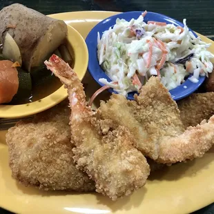 Fish &amp; Shrimp Lunch Special.